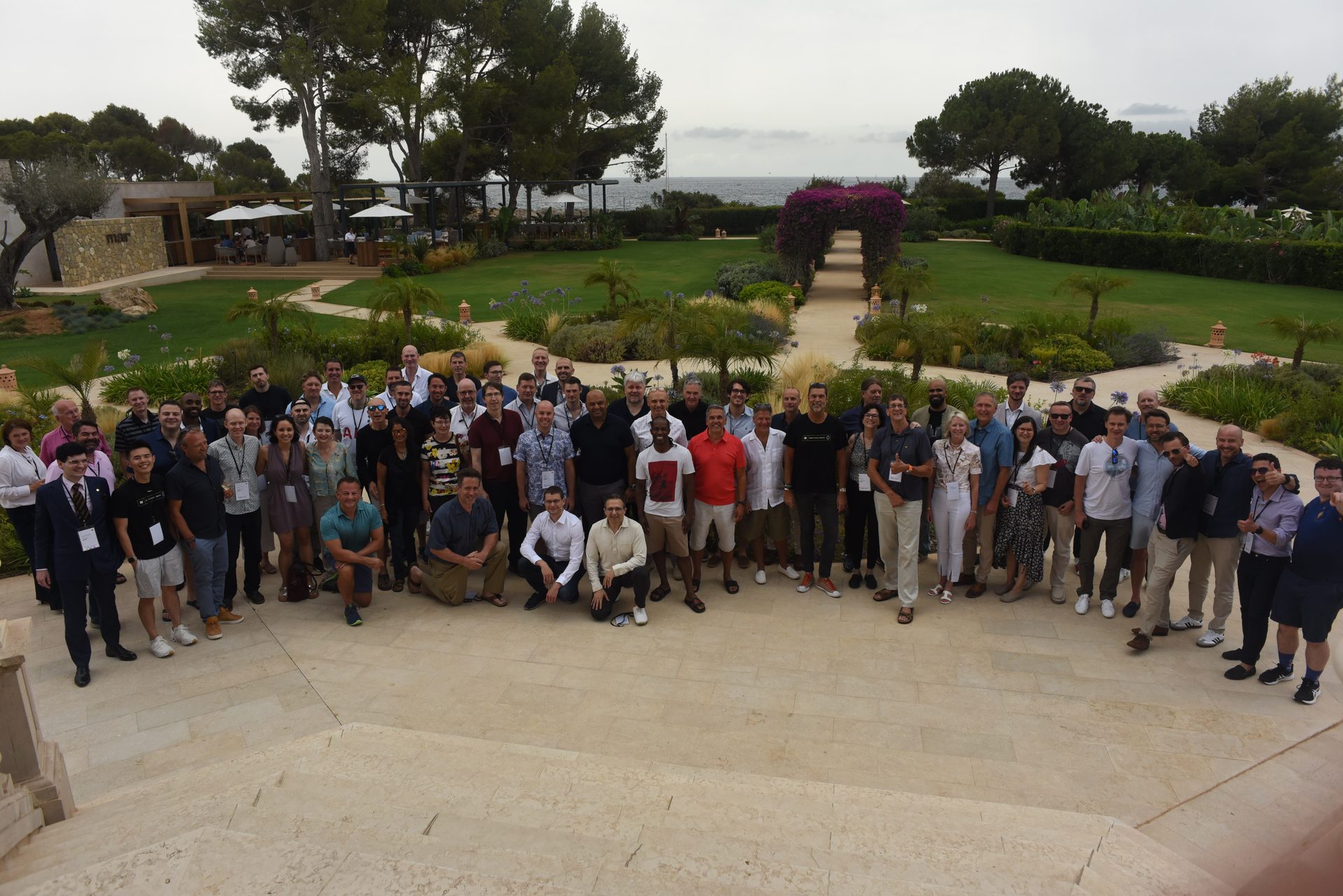 The whole club gathered at the Mallorca gala